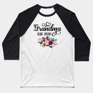 Grandma Est 2020 Pregnancy Announcement Baseball T-Shirt